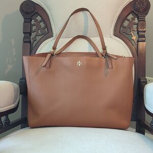 Tory Burch Tan Leather Tote